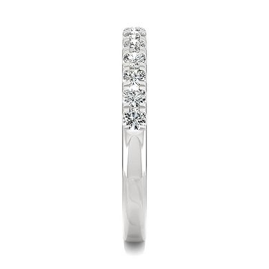 Charles & Colvard 14k White Gold 1/4 Carat T.W. Lab Created Moissanite Band