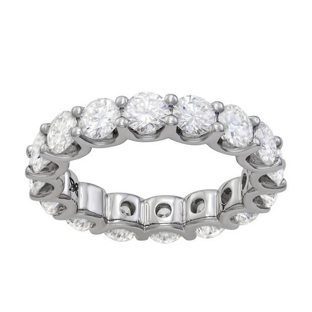 Charles and colvard on sale eternity ring