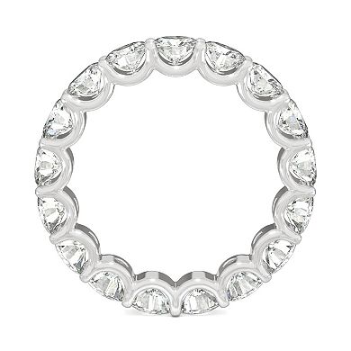 Charles & Colvard 14k White Gold 3 9/10 Carat T.W. Lab Created Moissanite Eternity Band