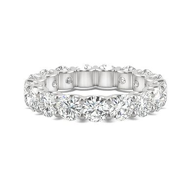 Charles & Colvard 14k White Gold 3 9/10 Carat T.W. Lab Created Moissanite Eternity Band
