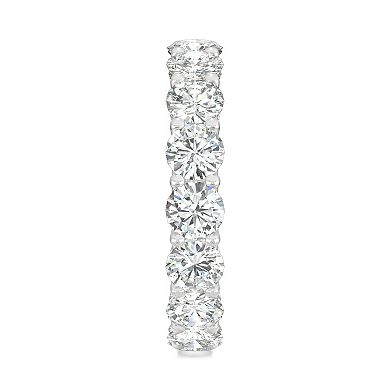 Charles & Colvard 14k White Gold 3 9/10 Carat T.W. Lab Created Moissanite Eternity Band