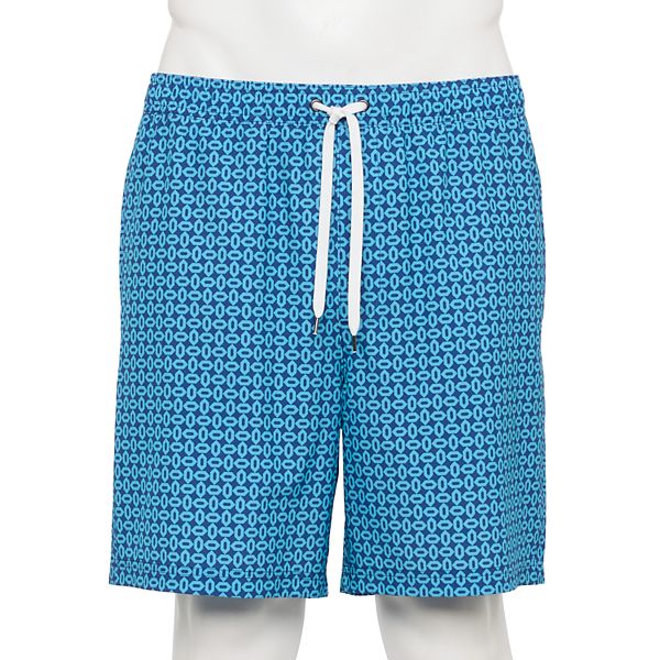 Big & Tall Sonoma Goods For Life® 7 Colorblock Swim Trunks