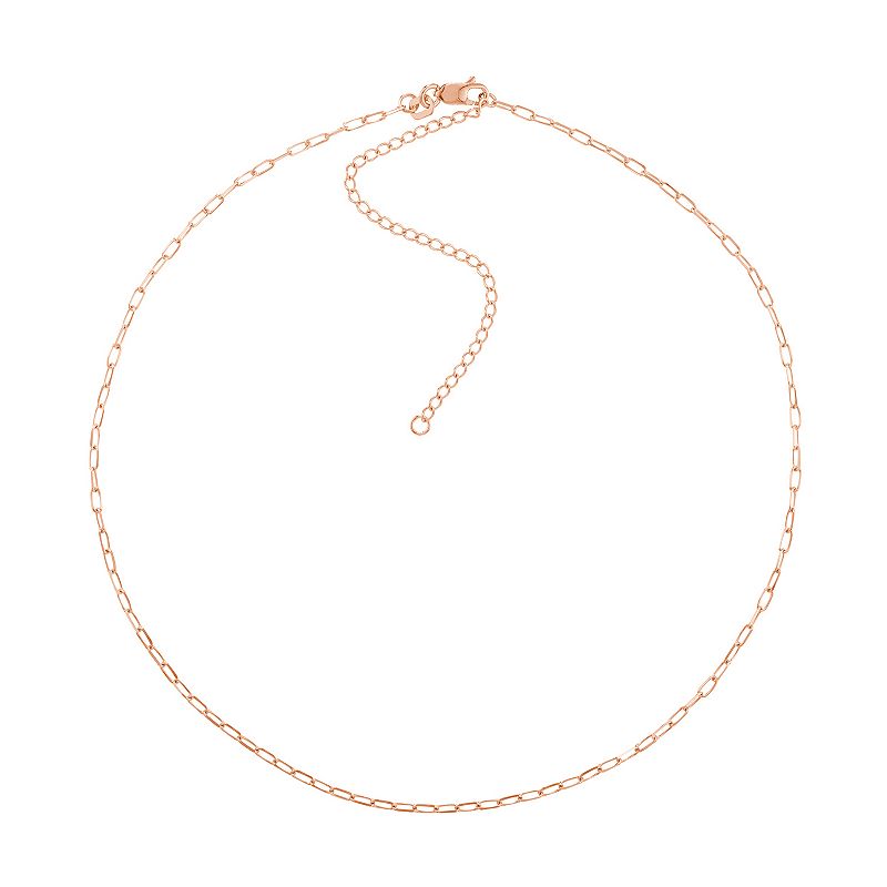 14k Gold 1.7 mm Forzentina Chain Choker Necklace, Womens, Size: 16, Pin