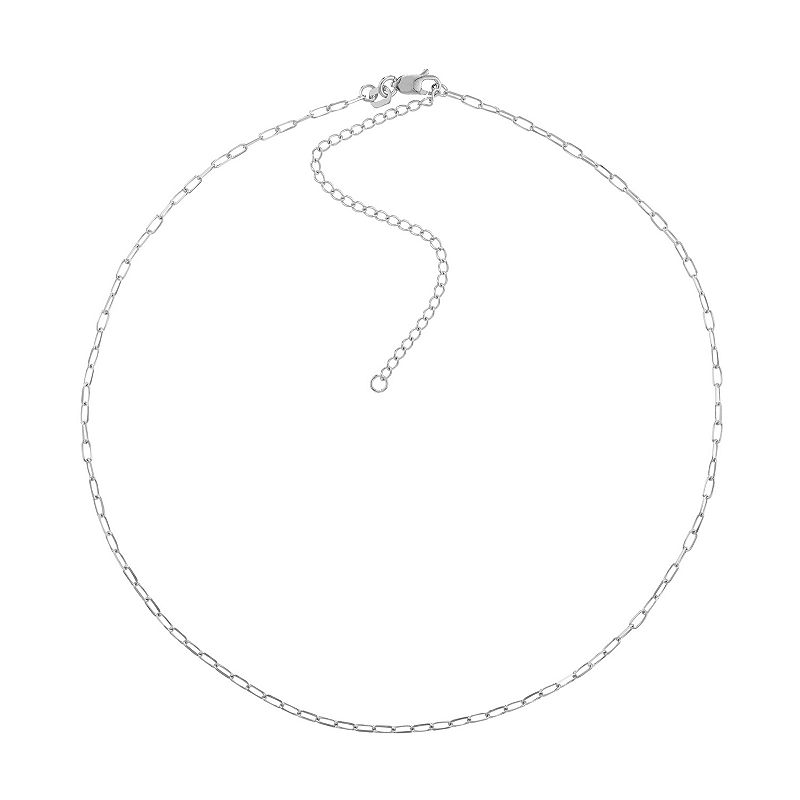 14k Gold 1.7 mm Forzentina Chain Choker Necklace, Womens, Size: 16, Whi