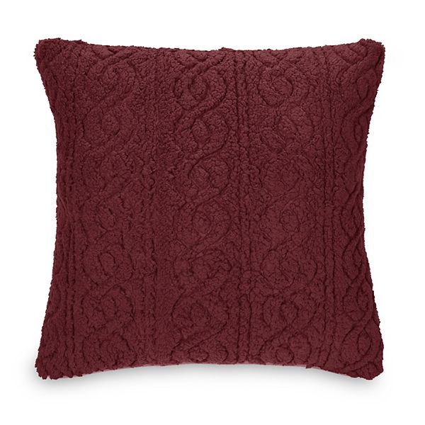 Cuddl Duds® Textured Sherpa Throw Pillow