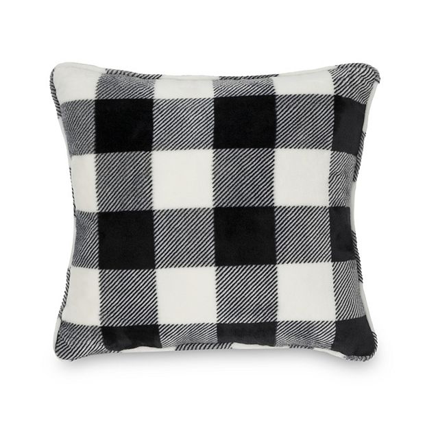 Cuddl Duds Printed Plush Sherpa Throw Pillow