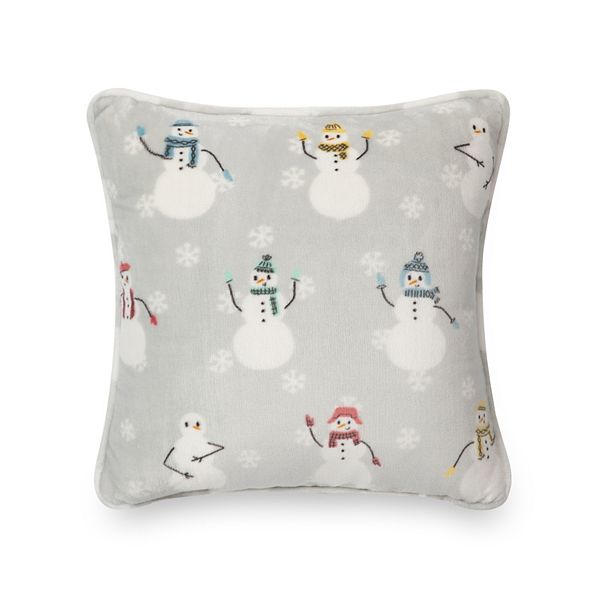 Cuddl Duds® Printed Plush Sherpa Throw Pillow