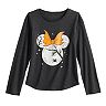 Disney's Mickey & Minnie Mouse Girls 7-16 Glow-in-the-Dark Halloween Graphic Tee by by Family Fun™