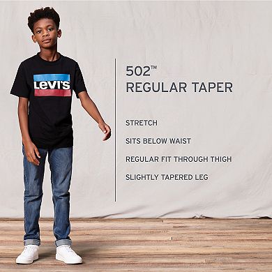 Boys 4-20 Levi's® 502™ Regular Taper Fit Stretch Chino Pants