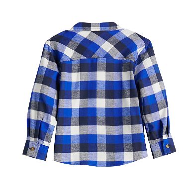 Toddler Boy Jumping Beans® Flannel Shirt