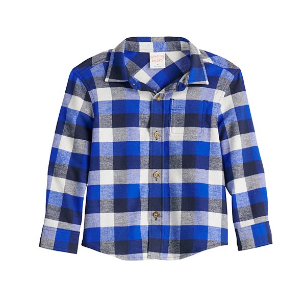 Toddler Boy Jumping Beans® Flannel Shirt