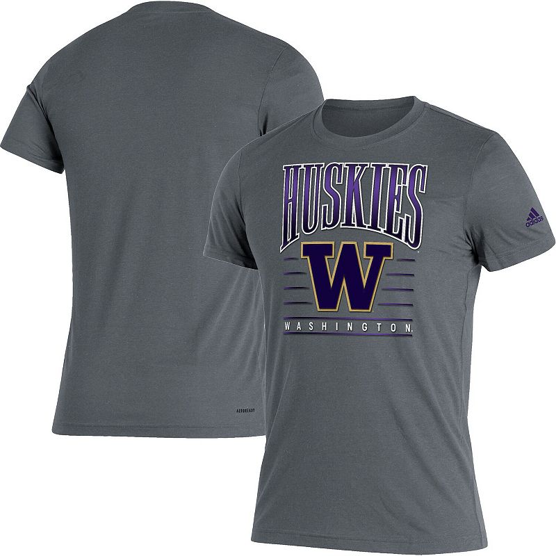 Mens adidas Gray Washington Huskies Tri-Blend T-Shirt, Size: Small, WSH Gr