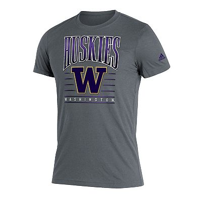 Men's adidas Gray Washington Huskies Tri-Blend T-Shirt