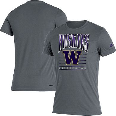 Men's adidas Gray Washington Huskies Tri-Blend T-Shirt