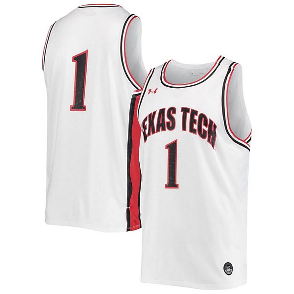 Under Armour Men's Texas Tech Red Raiders Replica Baseball Jersey - White - XL (extra Large)