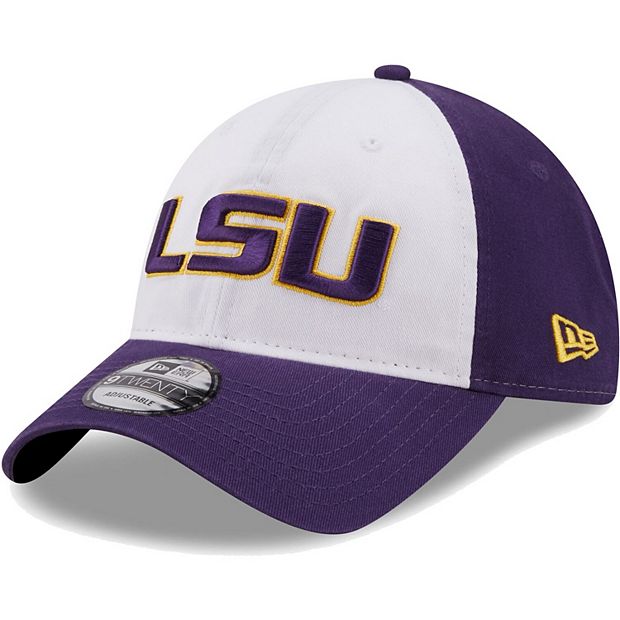 New Era Men's LSU Tigers Purple 59FIFTY Fitted Hat, Size 7 1/2
