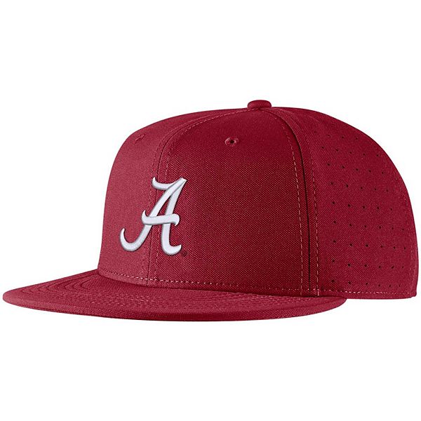 Men's Nike Crimson Alabama Crimson Tide Baseball True Team Performance  Fitted Hat