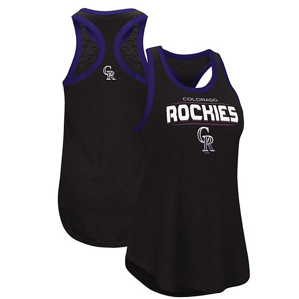 Women's Colorado Rockies G-III 4Her by Carl Banks Black Team Logo