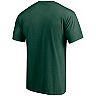 Men's Fanatics Branded Green Minnesota Wild Team Logo Lockup T-Shirt