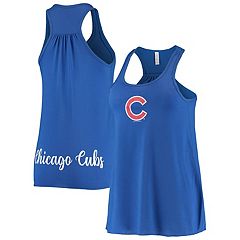The Wild Collective Women's Light Blue Chicago Cubs Open Back Twist-Tie  Tank Top - Macy's