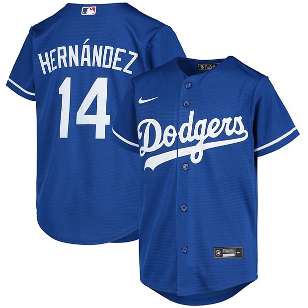 Men's Nike Enrique Hernandez White Los Angeles Dodgers Home Replica Player Jersey Size: Small
