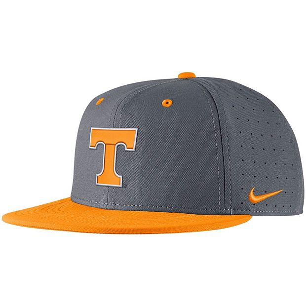 Men's Nike Charcoal/Tennessee Orange Tennessee Volunteers Team Baseball  True Performance Fitted Hat