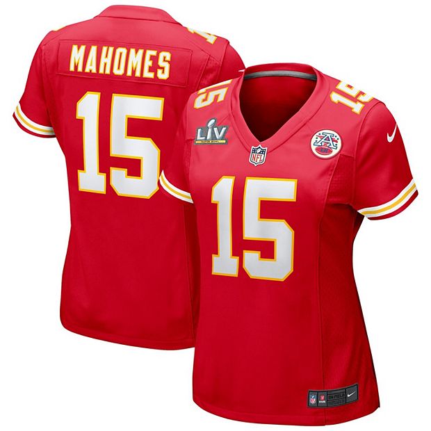 Men's Nike Patrick Mahomes Red Kansas City Chiefs Super Bowl LV Bound Game  Jersey