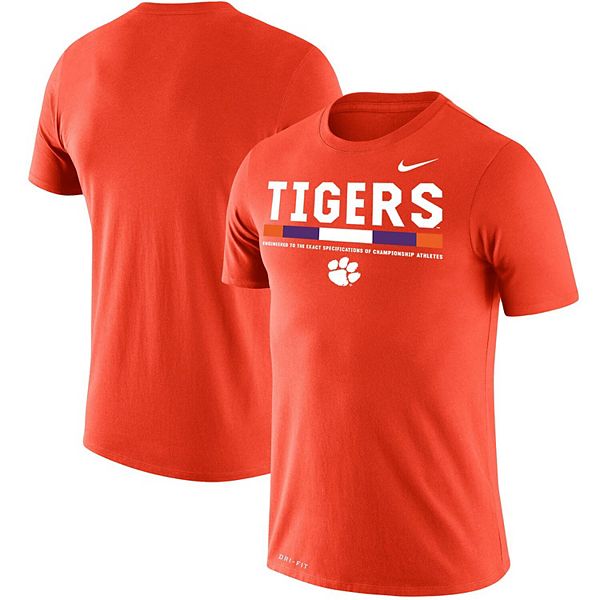 Men's Nike Orange Clemson Tigers Big & Tall Legend Performance T-Shirt
