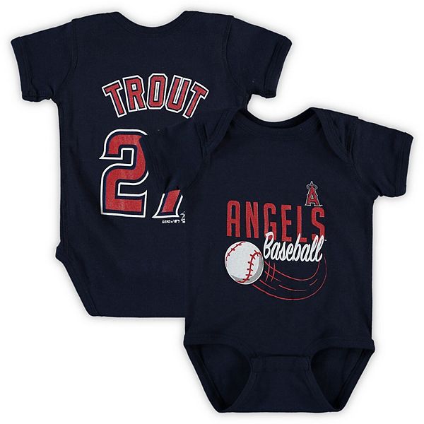 Mike Trout Baby Clothes  Los Angeles Baseball Kids Baby Onesie