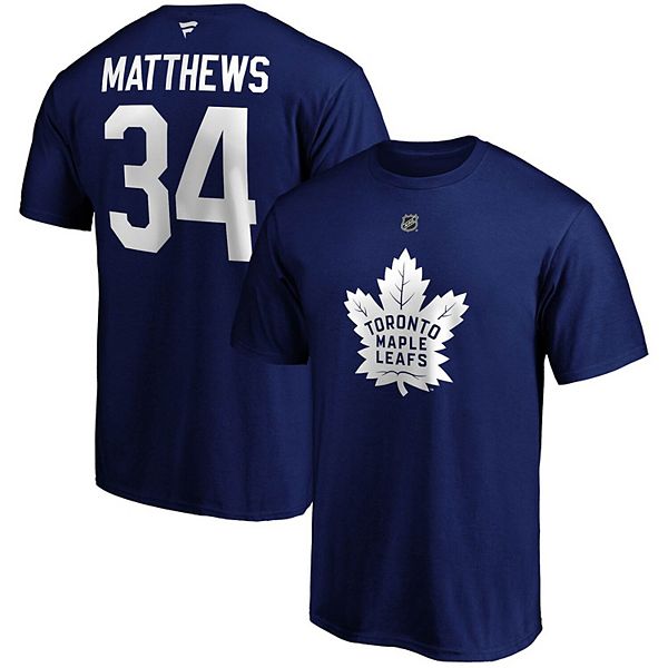 Women's Fanatics Branded Auston Matthews Gray Toronto Maple Leafs Backer  Name & Number V-Neck Long Sleeve T-Shirt