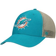 Miami Dolphins New Era Original Classic Golfer Adjustable Hat - Aqua/White