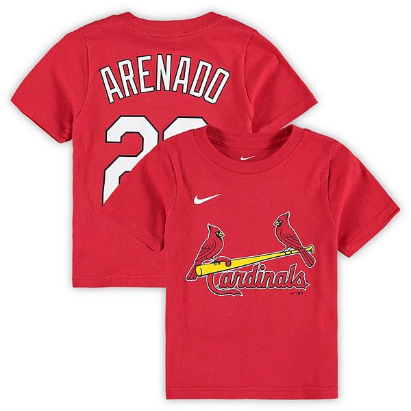 Nike Infant Nike Nolan Arenado Red St. Louis Cardinals Name & Number T-Shirt