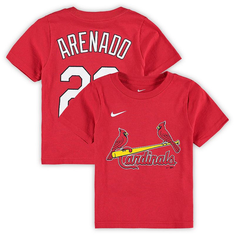 Preschool Nike Nolan Arenado Red St. Louis Cardinals Name & Number T-Shirt,