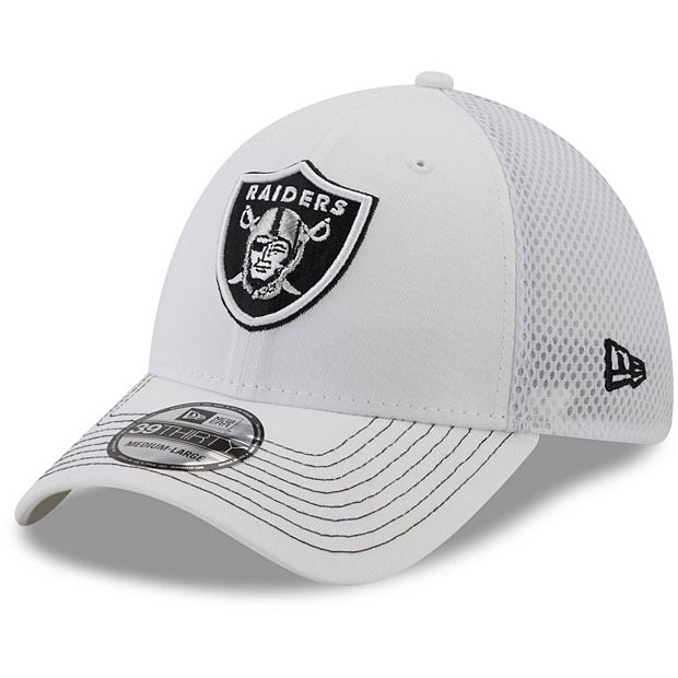 Men's New Era Gray Las Vegas Raiders Team Neo 39THIRTY Flex Hat