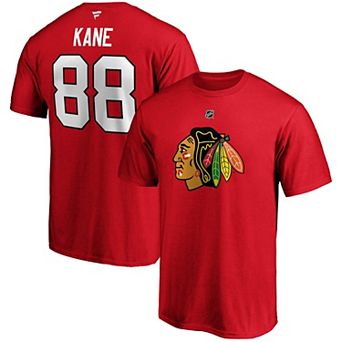 Men's Fanatics Branded Patrick Kane Red Chicago Blackhawks Big & Tall Name & Number T-Shirt