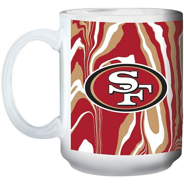 San Francisco 49ers 15oz. Tie-Dye Ceramic Mug