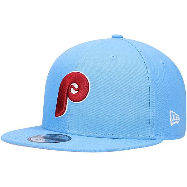 New Era, Accessories, Baby Blue Custom Phillies Fitted Size 7 Worn Once