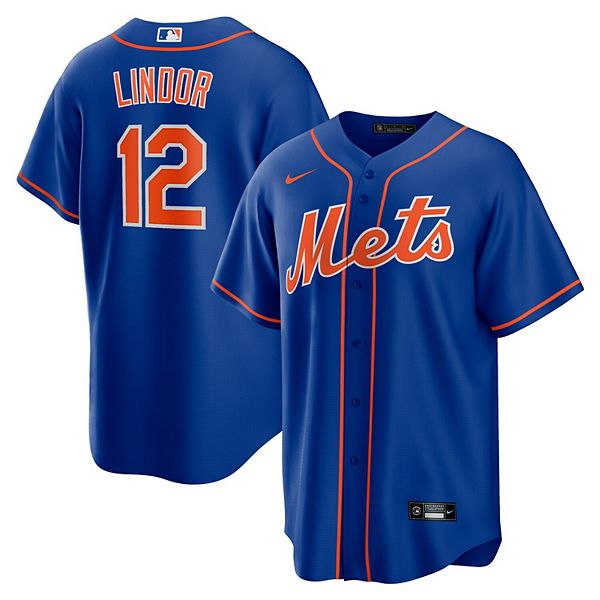 Youth New York Mets Francisco Lindor Nike Royal Alternate Replica