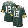 Men's Nike Aaron Rodgers Green Green Bay Packers Game Team Jersey