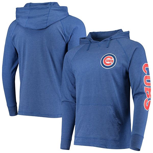 Chicago Cubs Stitches Youth Raglan T-Shirt - Heathered Royal