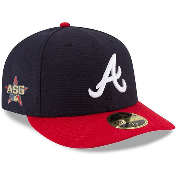 Men's New Era Navy/Red Atlanta Braves Home Authentic Collection On-Field  59FIFTY Fitted Hat 