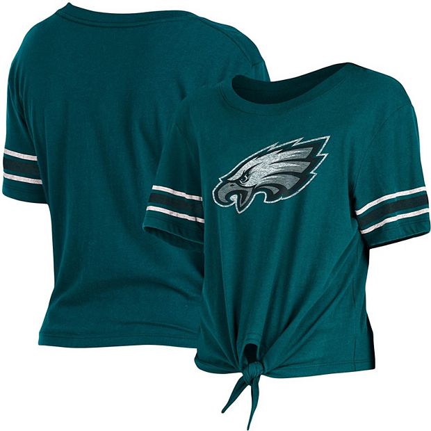 Men's New Era Midnight Green Philadelphia Eagles Long Sleeve Hoodie T-Shirt