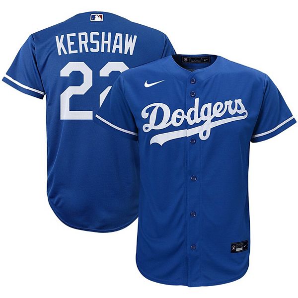 Women's Nike Clayton Kershaw Royal Los Angeles Dodgers Replica