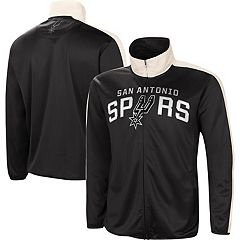 San Antonio Spurs Nike Youth Team Logo Showtime Performance Raglan Full-Zip Hoodie - Silver