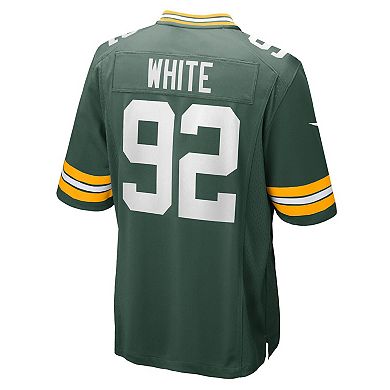 Men's Nike Reggie White Green Green Bay Packers Retired Player Game Jersey