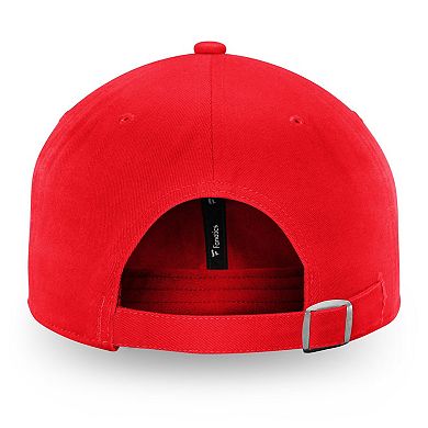 Men's Fanatics Branded Red Detroit Red Wings Core Primary Logo Adjustable Hat