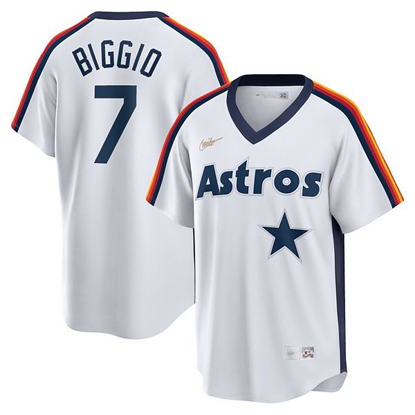 Men's Nike Craig Biggio White Houston Astros Home Cooperstown