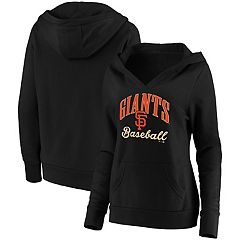 San Francisco Giants Majestic Girl's Youth Script Logo Full-Zip Hoodie  Jacket - Orange