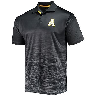 Men's Colosseum Black Appalachian State Mountaineers Marshall Polo