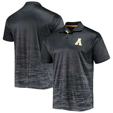 Men's Colosseum Black Appalachian State Mountaineers Marshall Polo